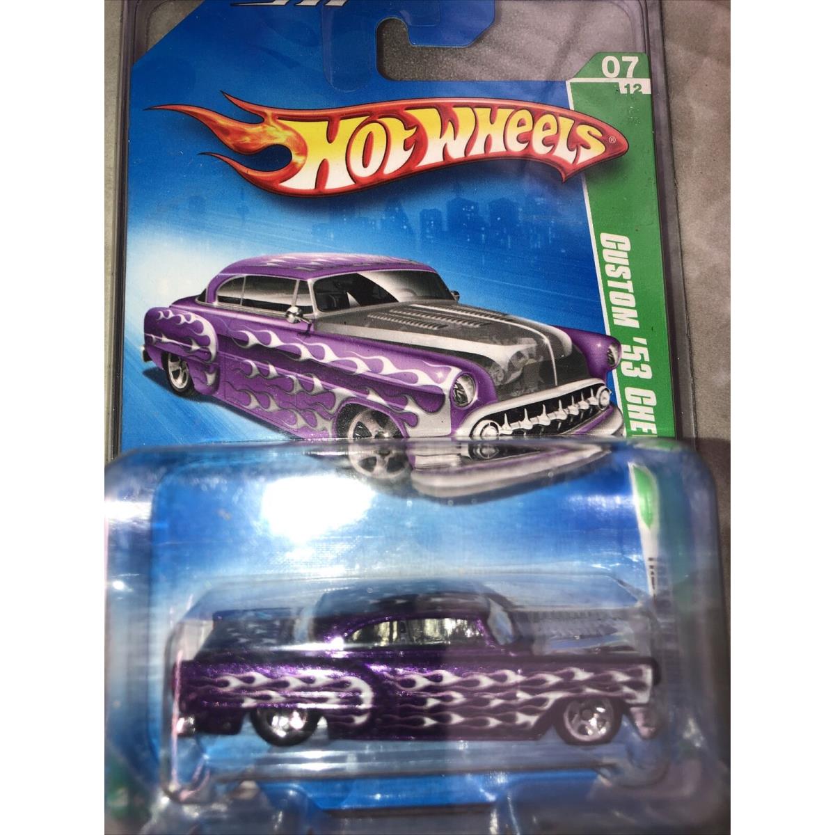 O9-47 Hot Wheels Treasure Hunt - Custom 53 Chevy - 2009 - Purple - HW2