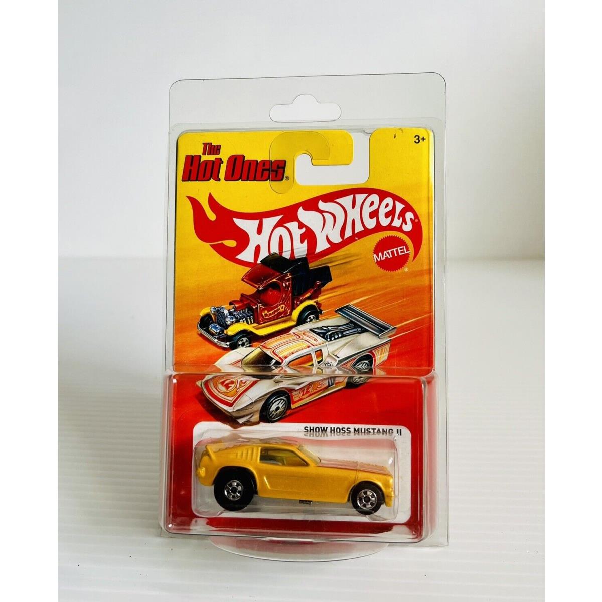 2011 Hot Wheels The Hot Ones Show Hoss Mustang II Yellow