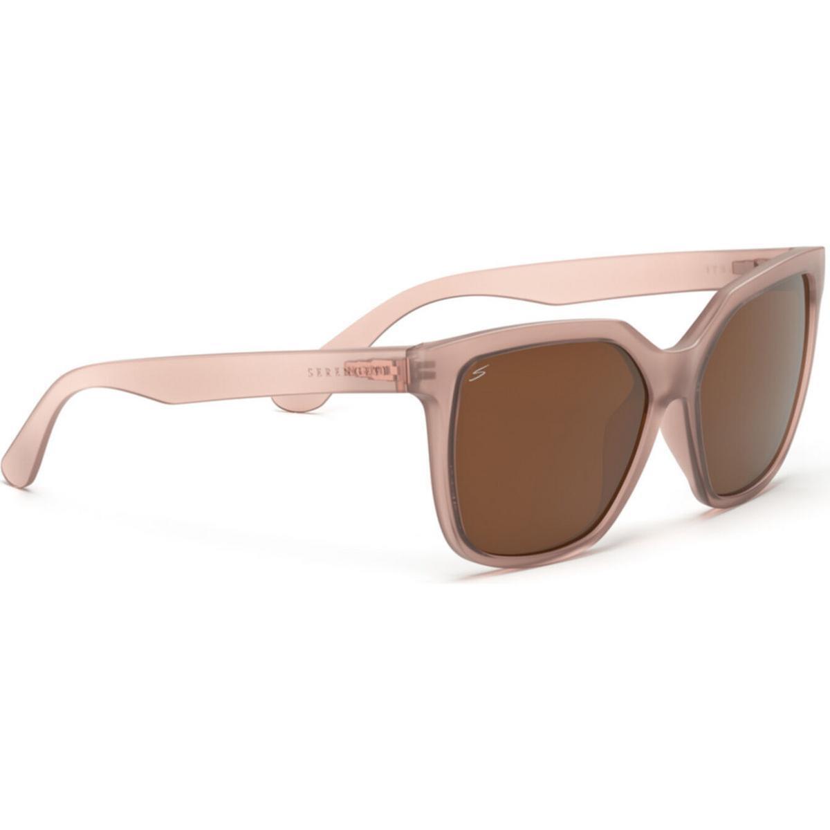 Serengeti Wakota Sunglasses Matte Crystal Pink Saturn Polarized Drivers