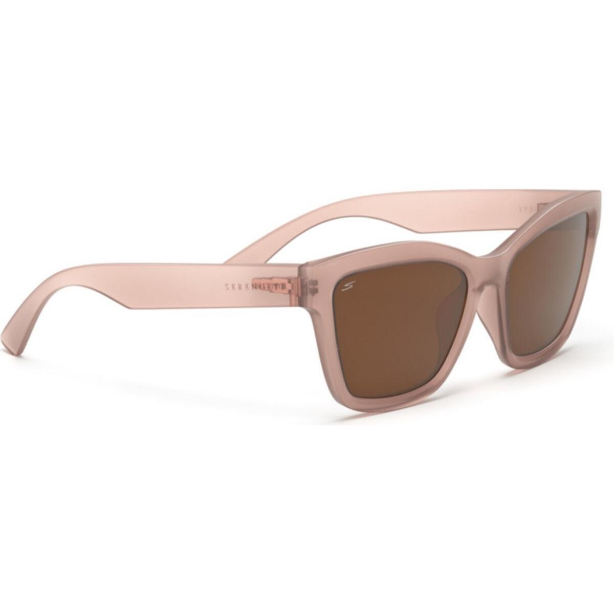 Serengeti Rolla Sunglasses Matte Crystal Pink Saturn Drivers