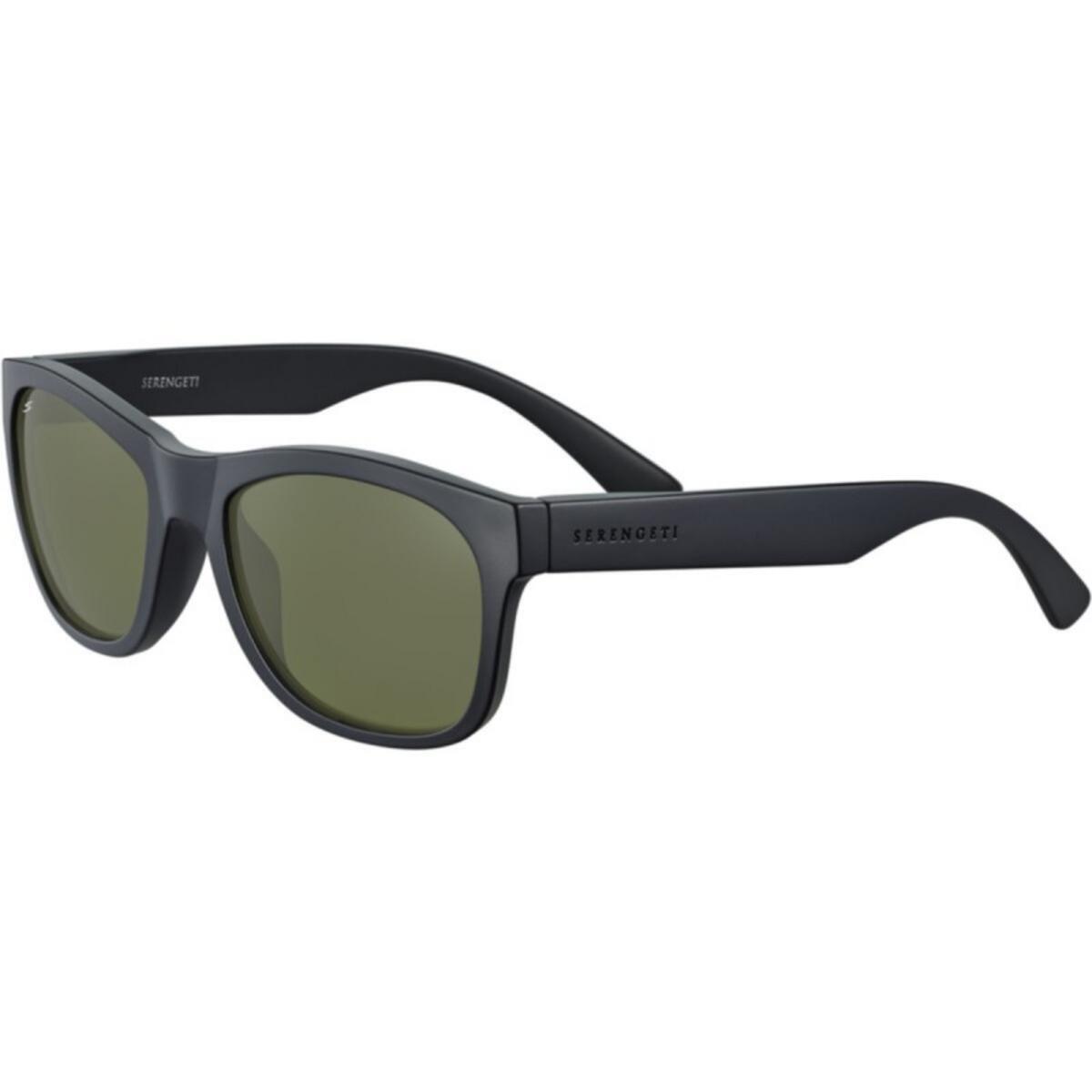 Serengeti Chandler Sunglasses Matte Black Saturn 555nm