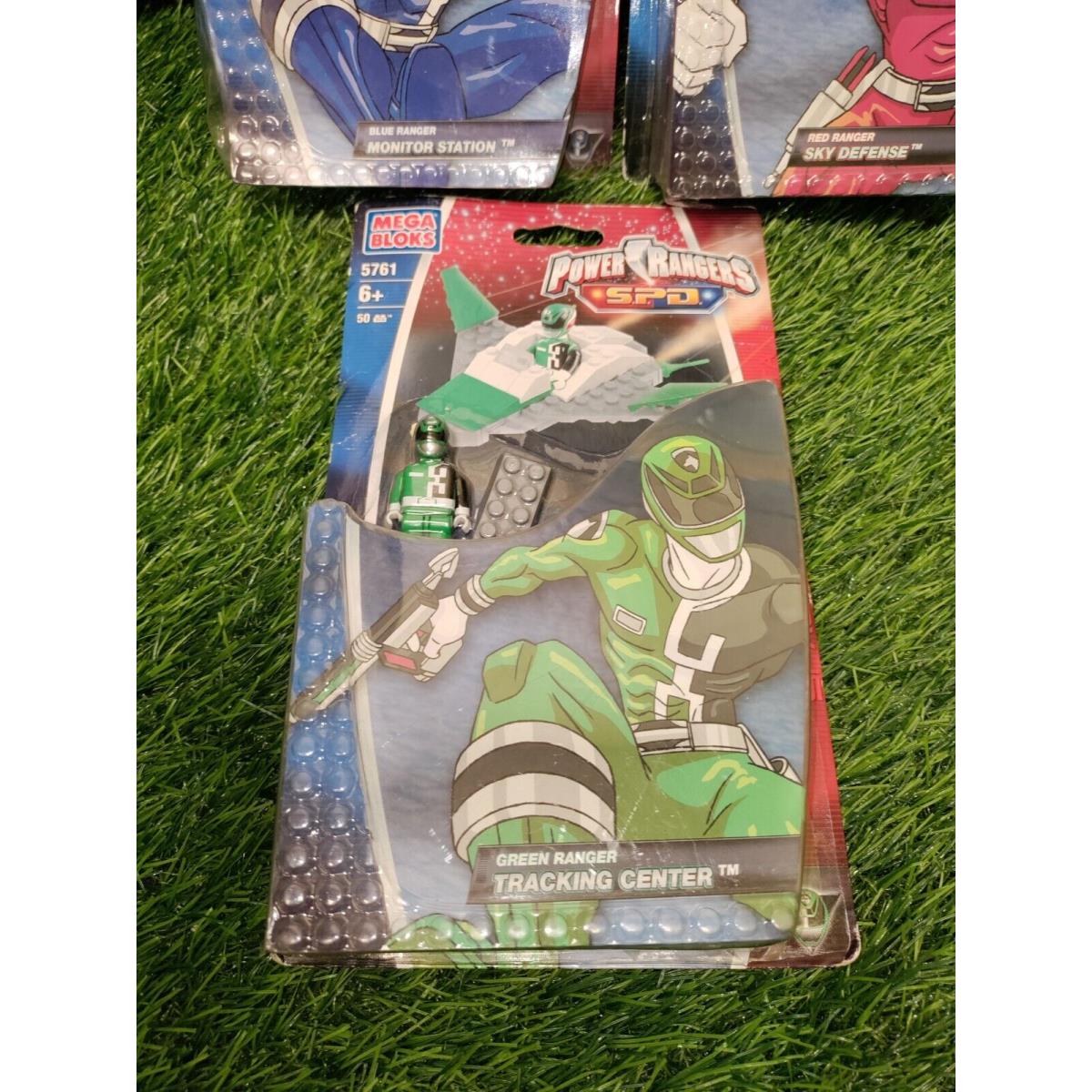 Mega Bloks 2006 Power Rangers Spd All 3 Sets 5760 5761 5762 Rare