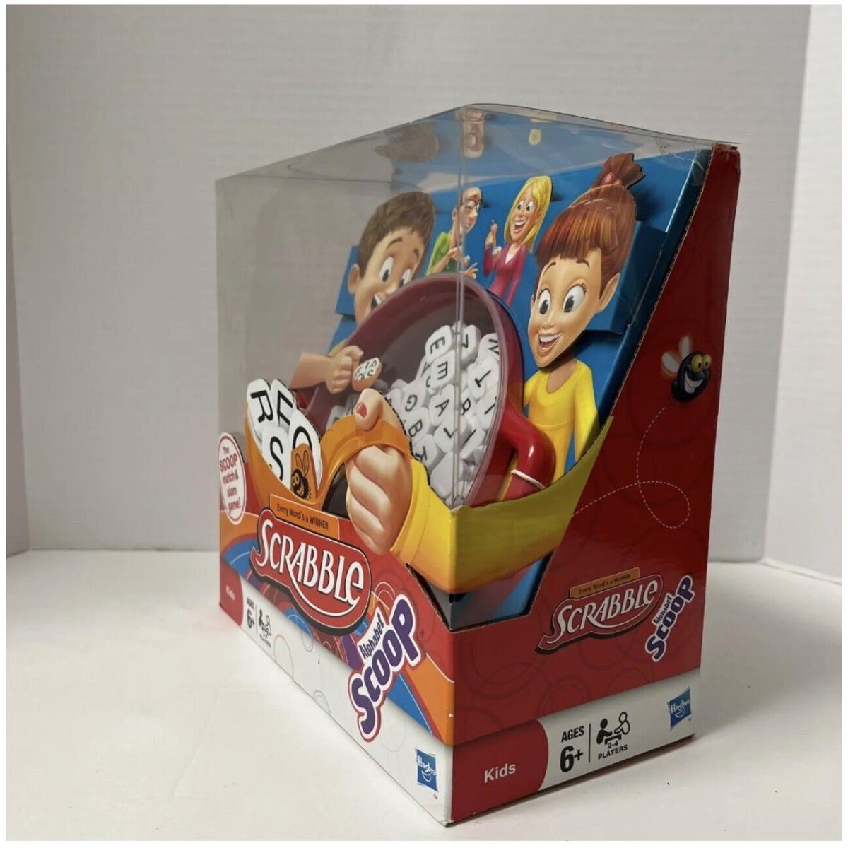 Scrabble Alphabet Scoop Game Hasbro 2011 Some Box Wear