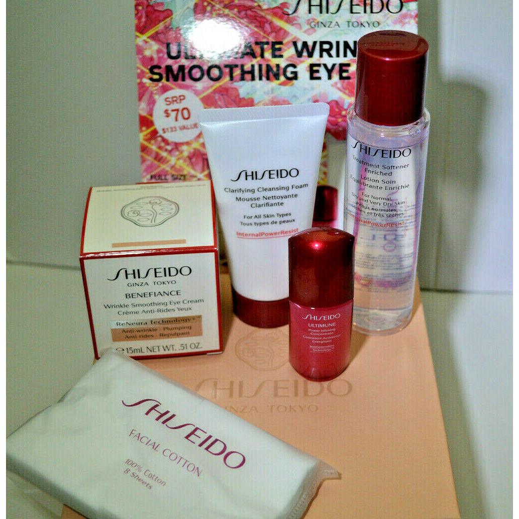 Shiseido The s Set Ultimate Beauty Regimen Benefiance Wrinkle Smooth Ultimate Wrinkle Smoothing Eye Set, Benefiance Wri