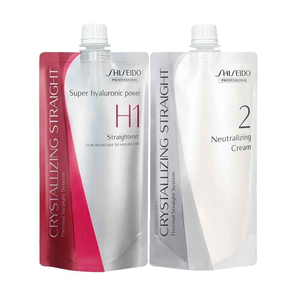 Shiseido Crystallizing Straight Hair Set Straightener Neutralizer H1+2 400g