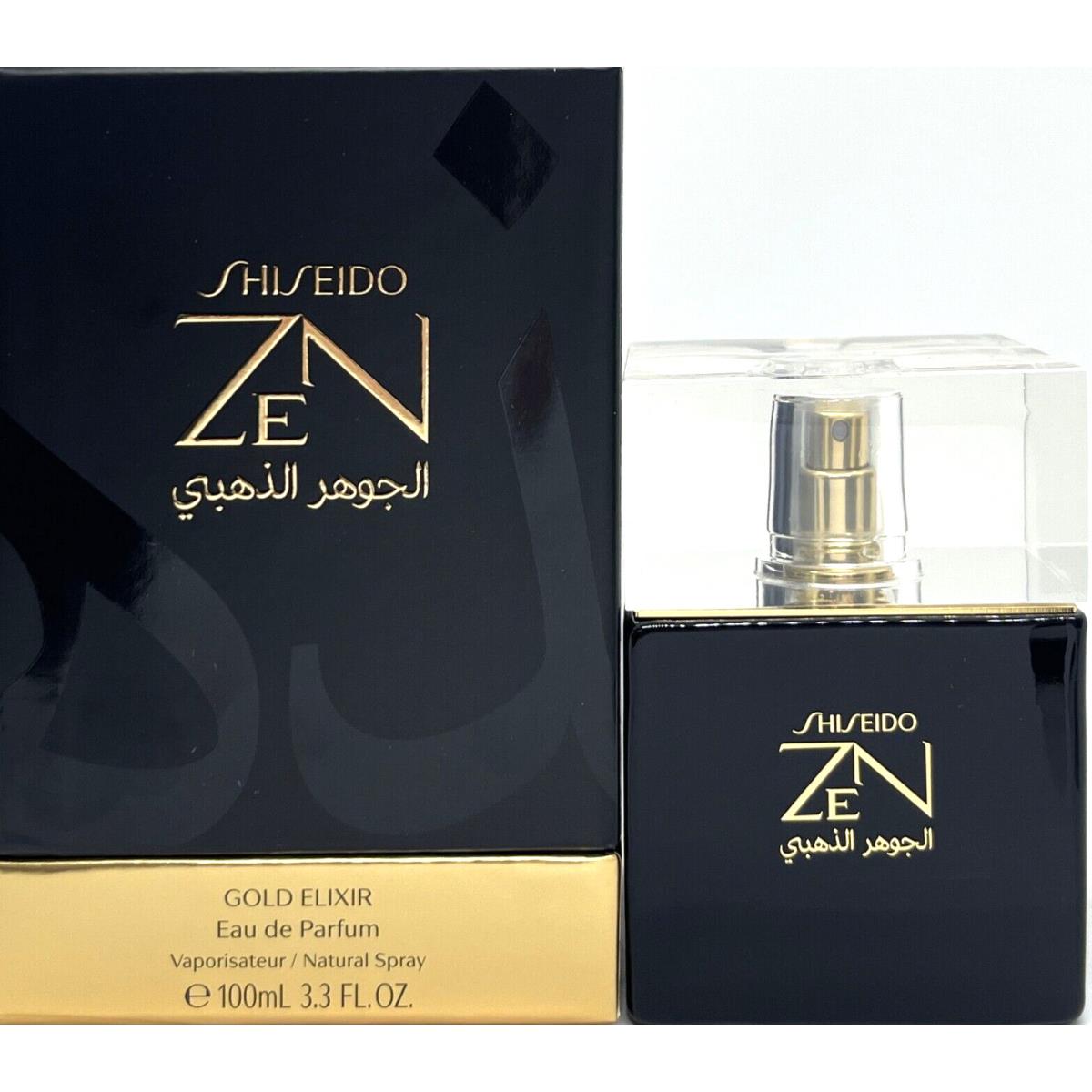 Shiseido Zen Gold Elixir Eau DE Parfum For Women 3.3 Oz / 100 ml Item