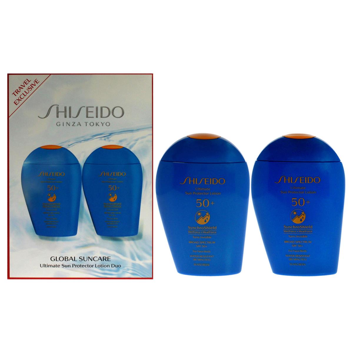 Ultimate Sun Protector Lotion Spf 50 Plus Duo by Shiseido For Women - 2 x 5 oz