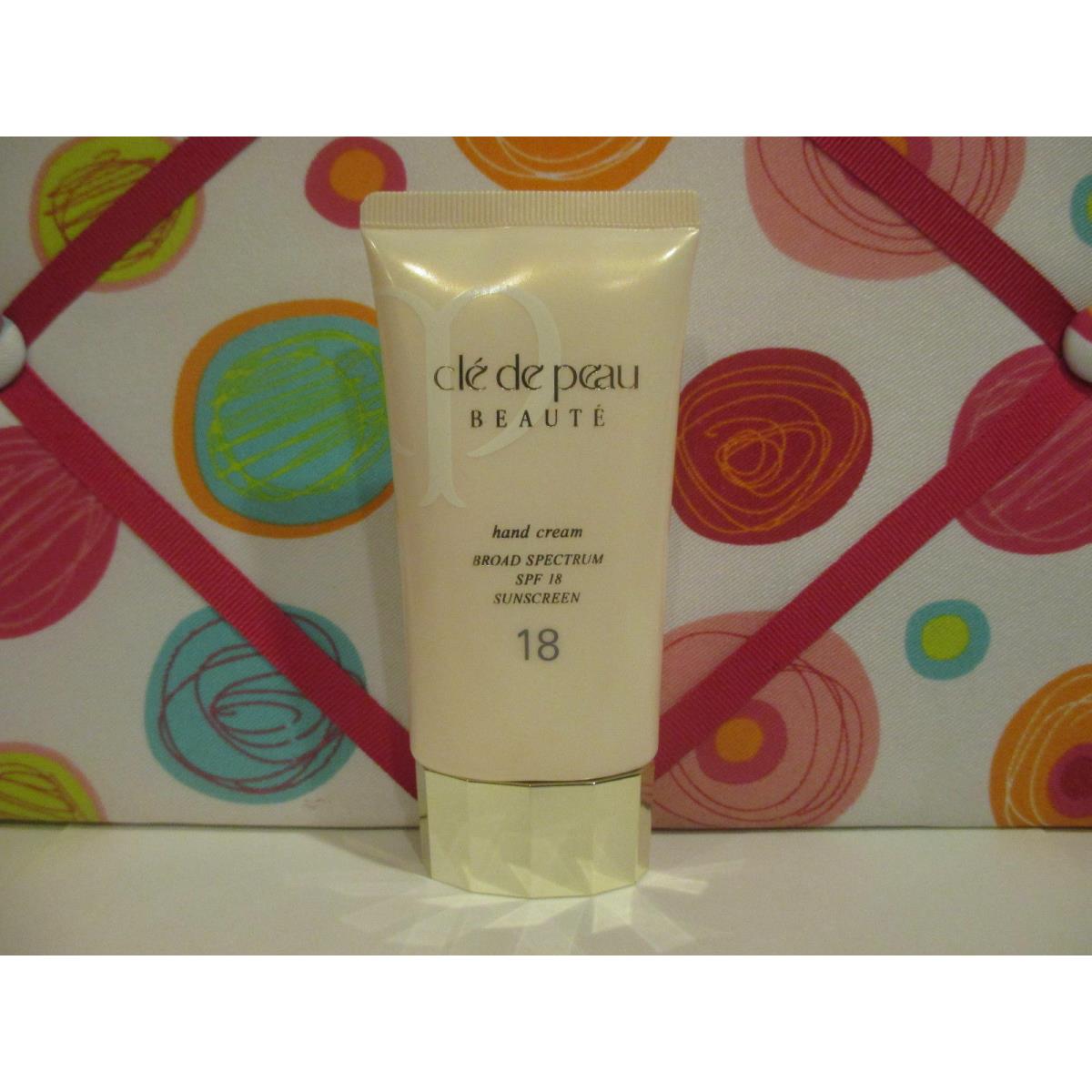 Shiseido Cle DE Peau Beaute Hand Cream Spf 18 2.6 OZ Unboxed