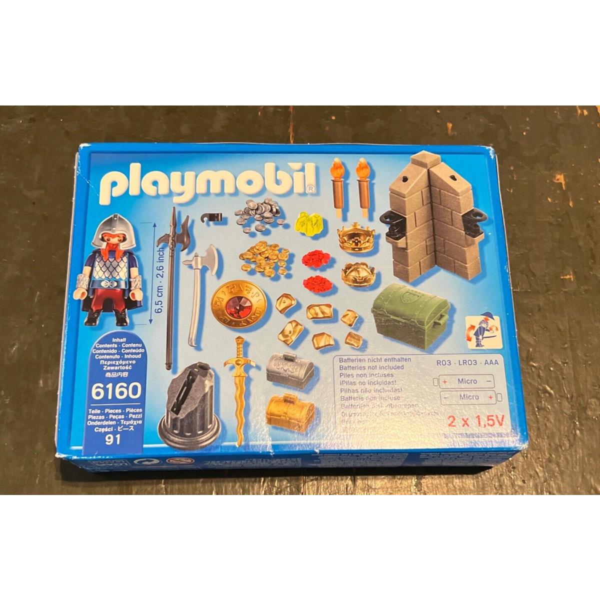 Playmobil Knights: 6160 - King s Treasure Guard Set - /rare