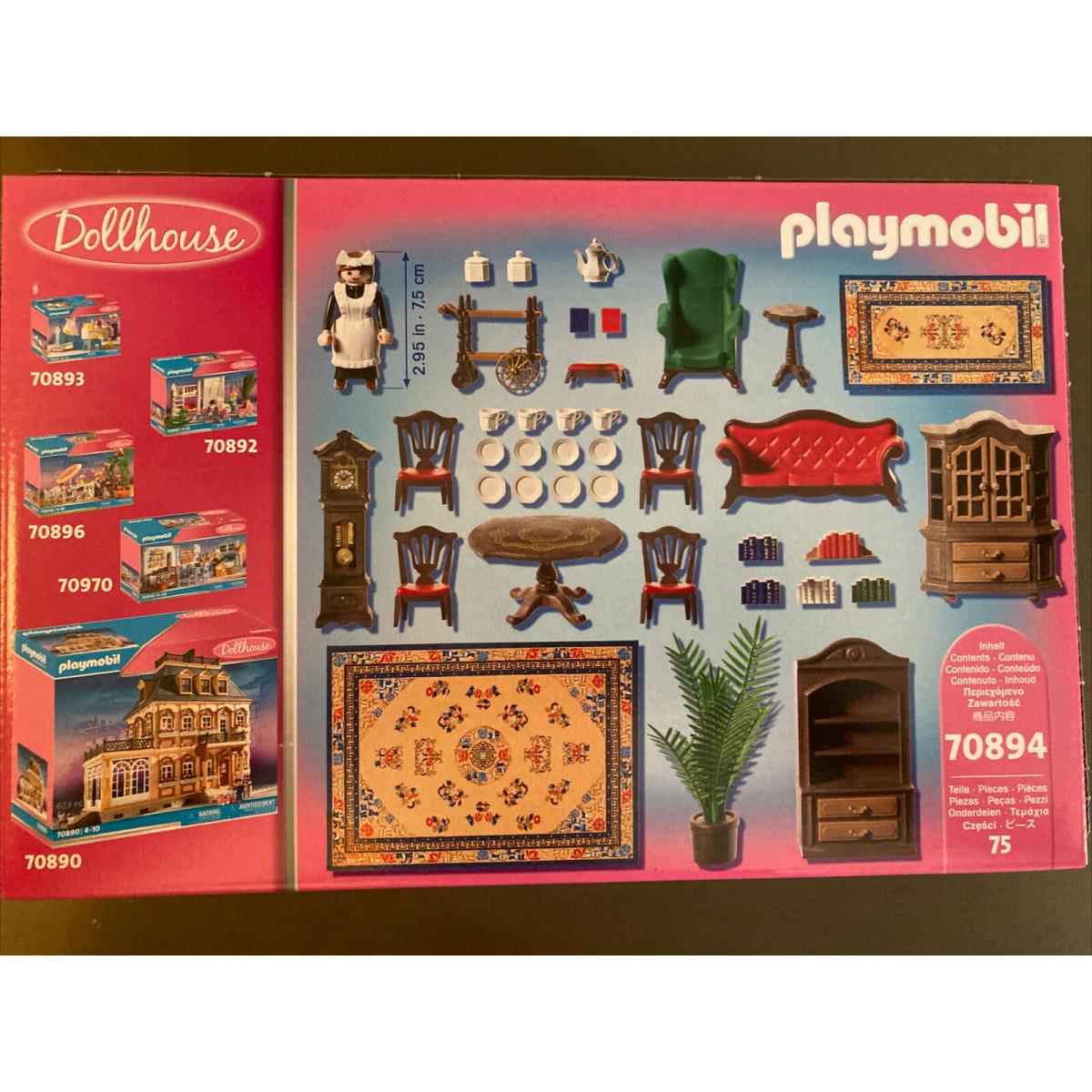 Playmobil Dollhouse Victorian Dining Room Furniture 70894 Mansion 5320