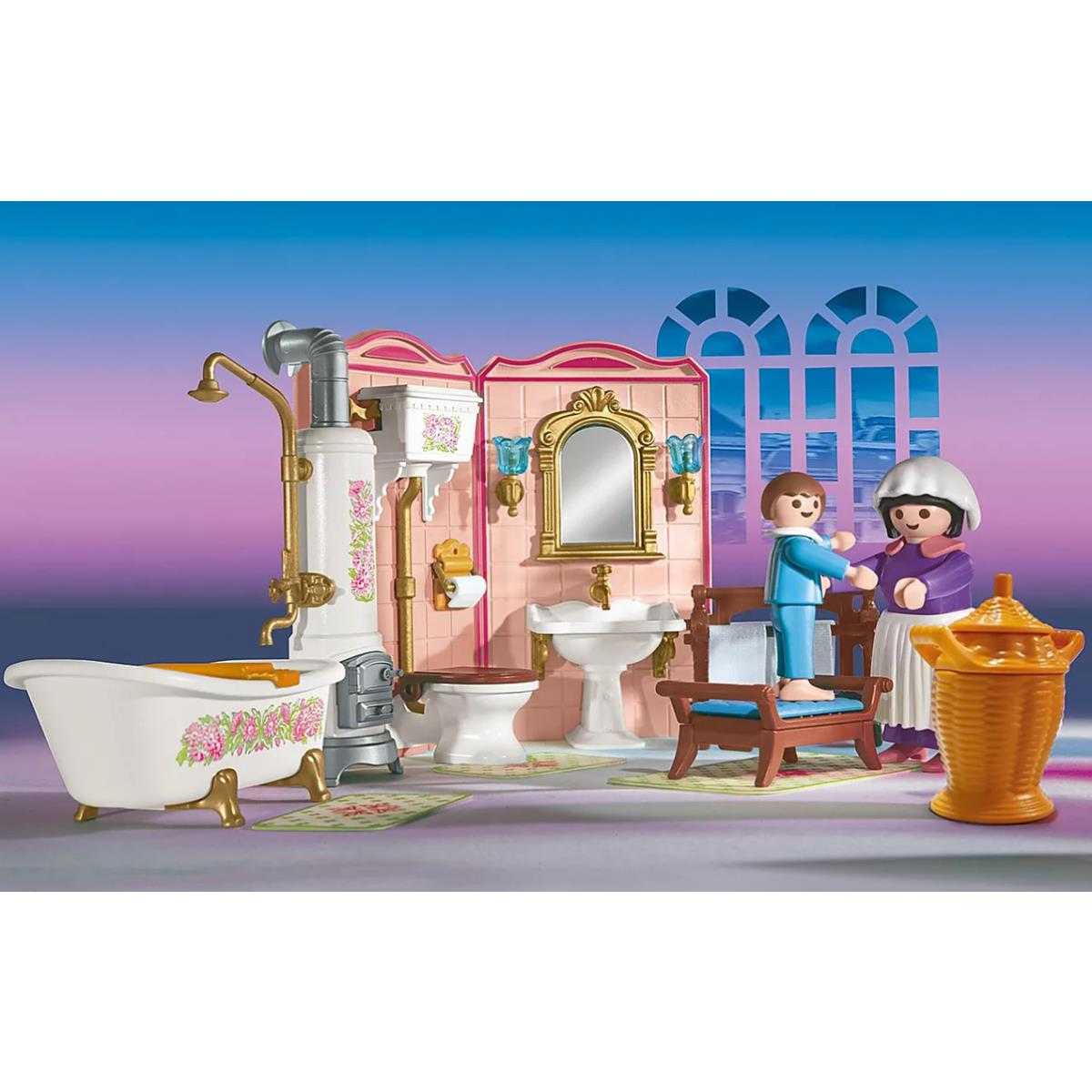 Playmobil Victorian Dollhouse Bathroom with Large Tub Set 70895