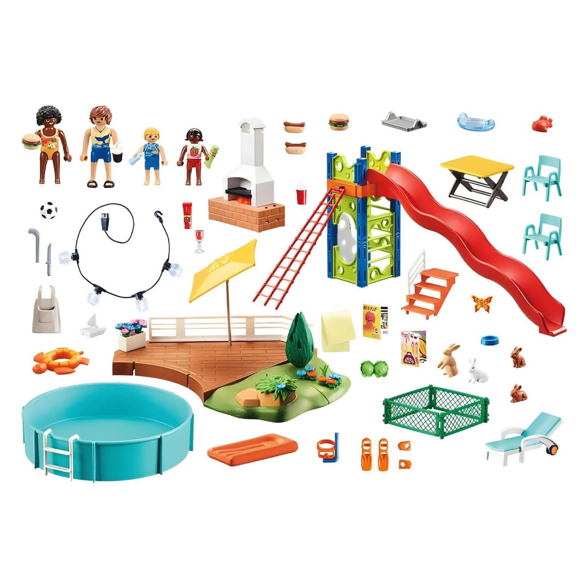 Playmobil 70987 Pool Party Building Set