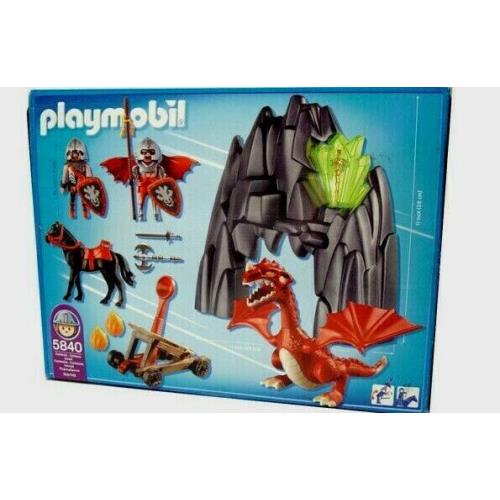 Playmobil 5840 Dragon Rock Playset with Knights Dragon and Catapult