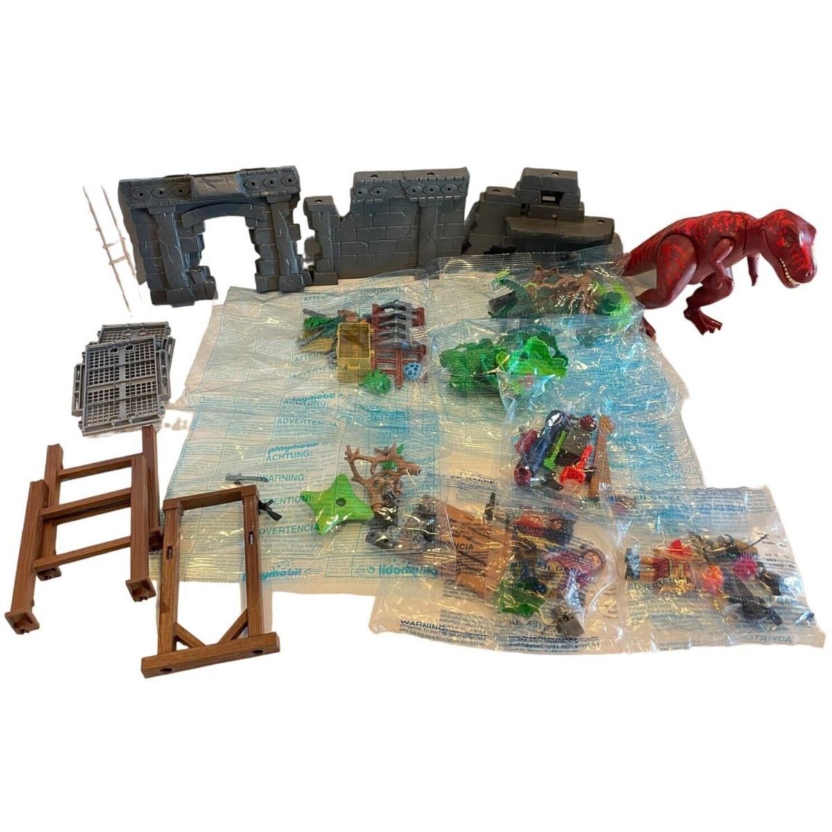 Playmobil Hidden Temple with T-rex The Explorers Set 9429 Complete- No Box
