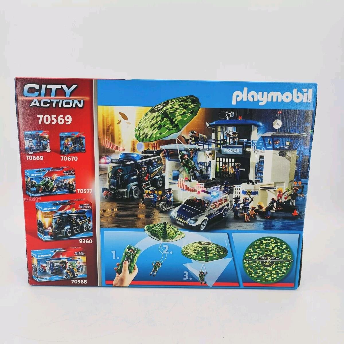 Playmobil 70569 City Action Police Parachute Pursuit Search Set