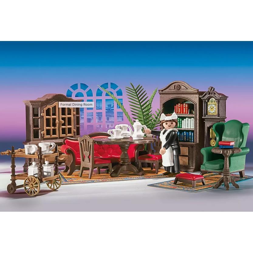 Playmobil Victorian Dollhouse Formal Dining Room Furniture Set 70894