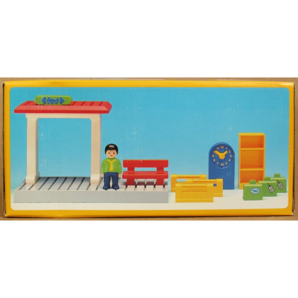 Playmobil 123 6908 Train Station Retired/1992 Sealed/nos