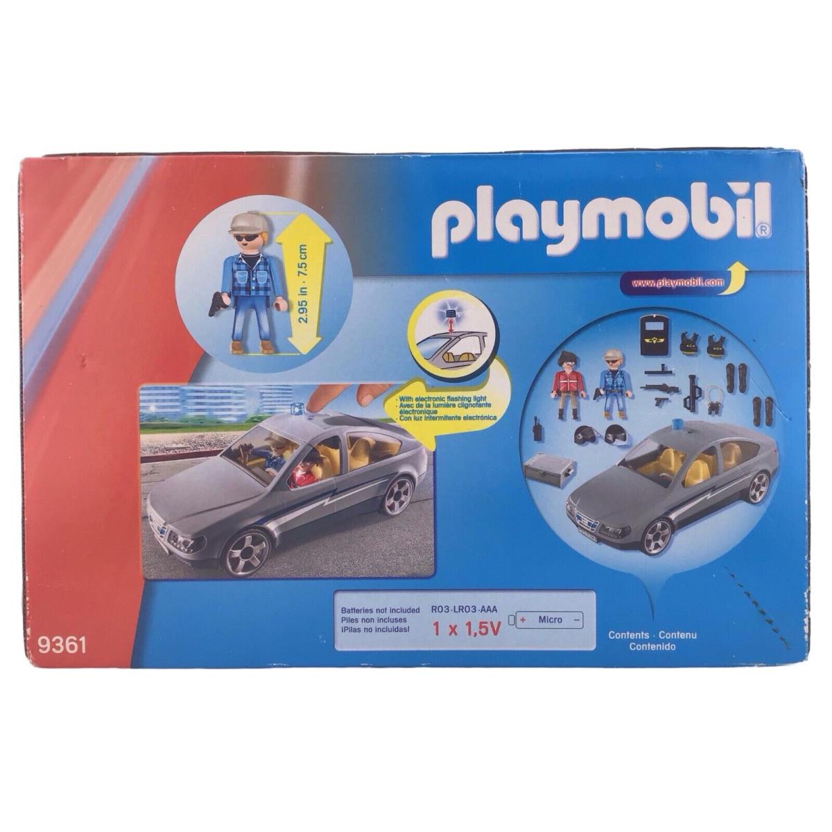 Playmobil 9361 City Action Tactical Unit Undercover Car 2012