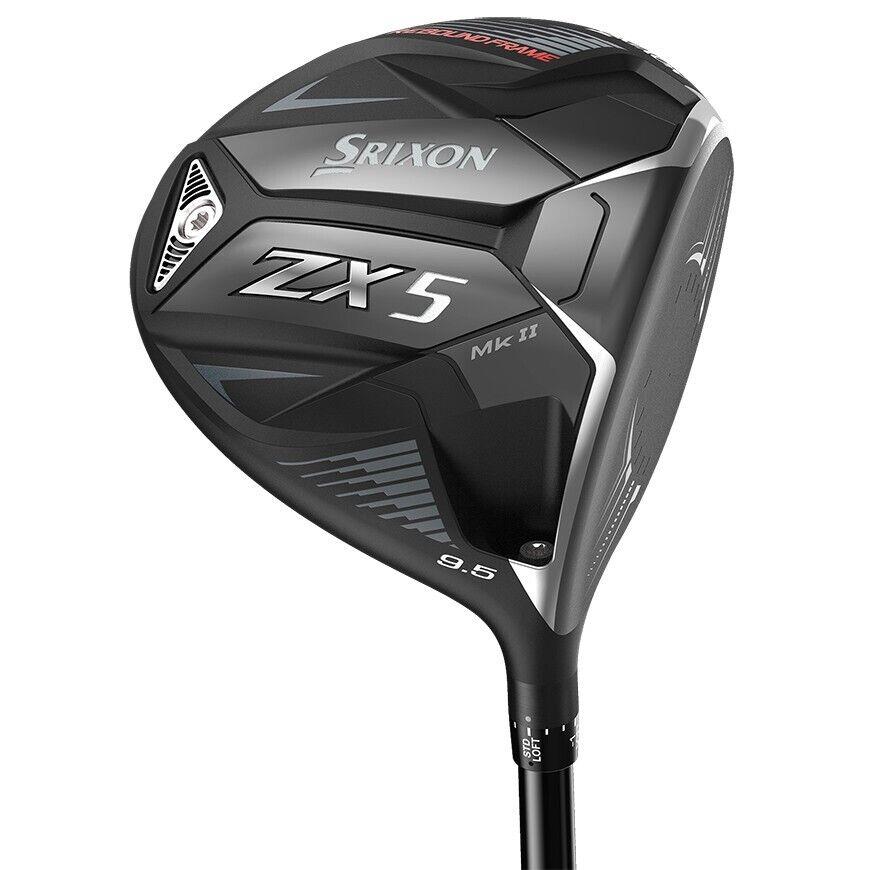 Srixon ZX5 Mkii 9.5 Driver Hzrdus Rdx Red 6.0 60g Stiff Flex - Black