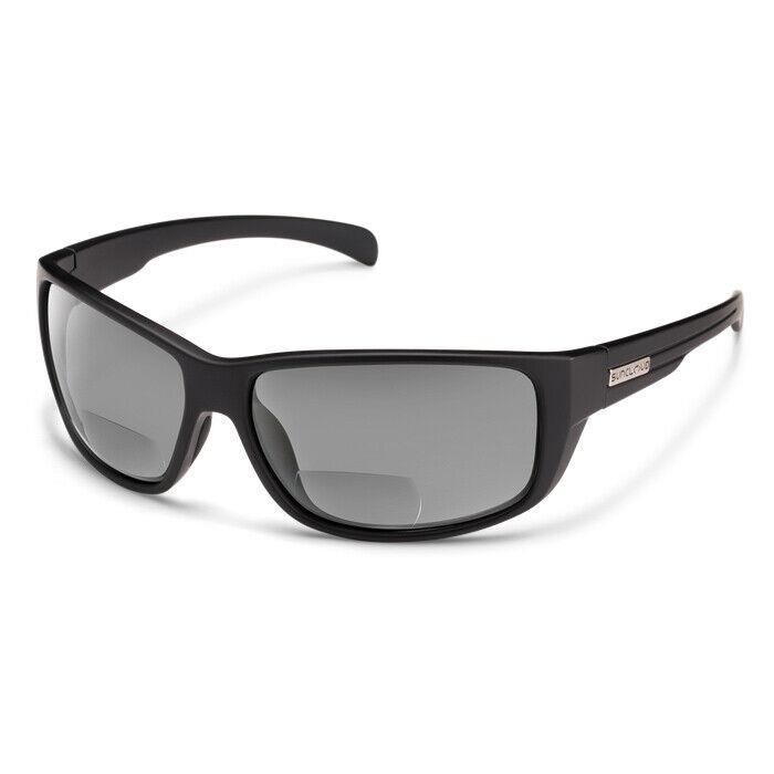 Smith Optics Suncloud Milestone Reader Sunglasses - 2.00 - Matte Black - Polarized Gray