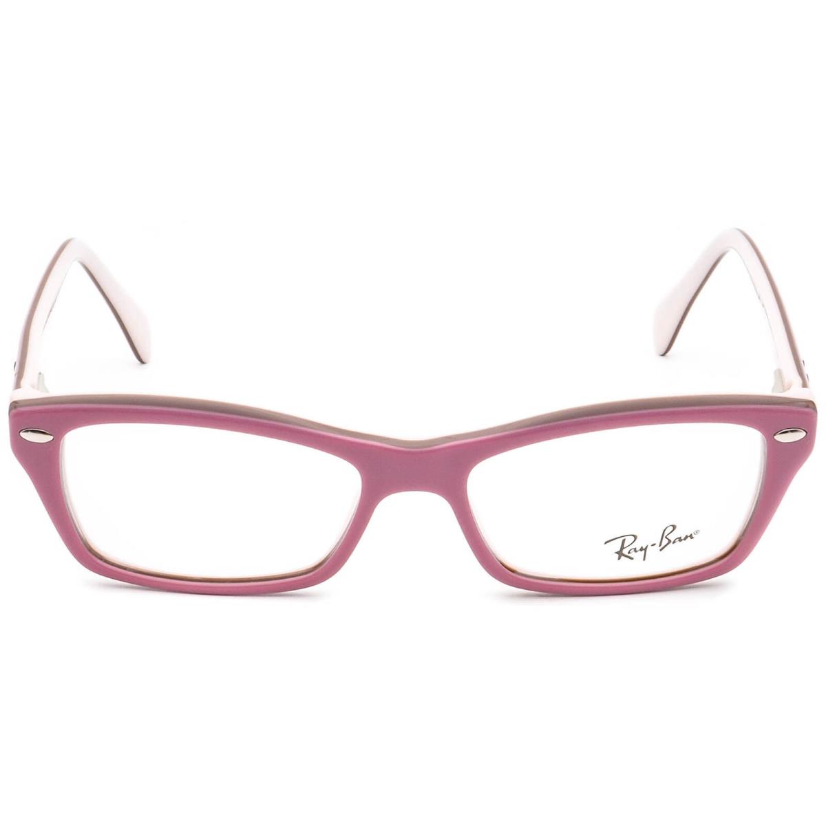 Ray-ban Small Eyeglasses RB 1550 3656 Junior Pink Rectangular Frame 48 15 130 - Pink, Frame: Pink