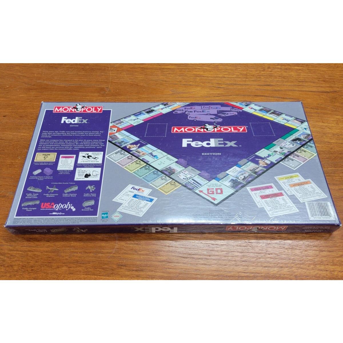 Monopoly Fedex Edition 2004 Hasbro Usaopoly Never Opened