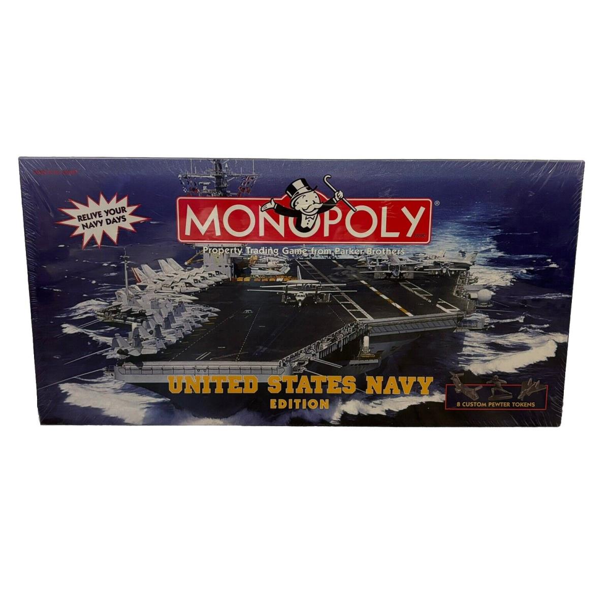 1998 Hasbro Monopoly United States Navy Edition Board Game