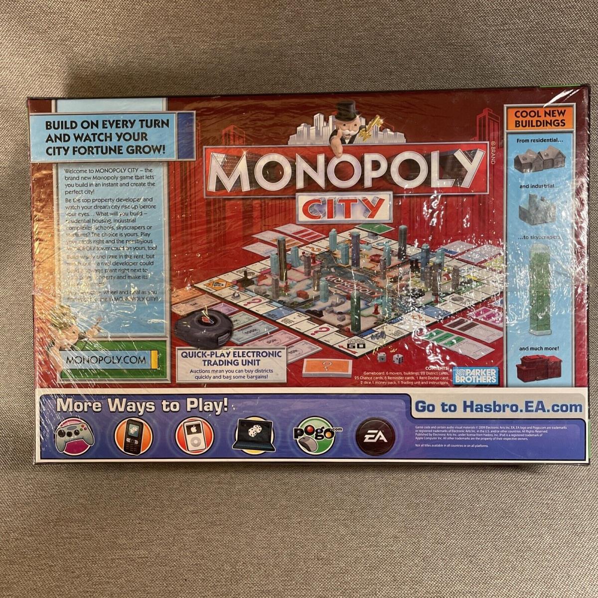 Monopoly City Edition Board Game with 80 3-D Buildings 2009