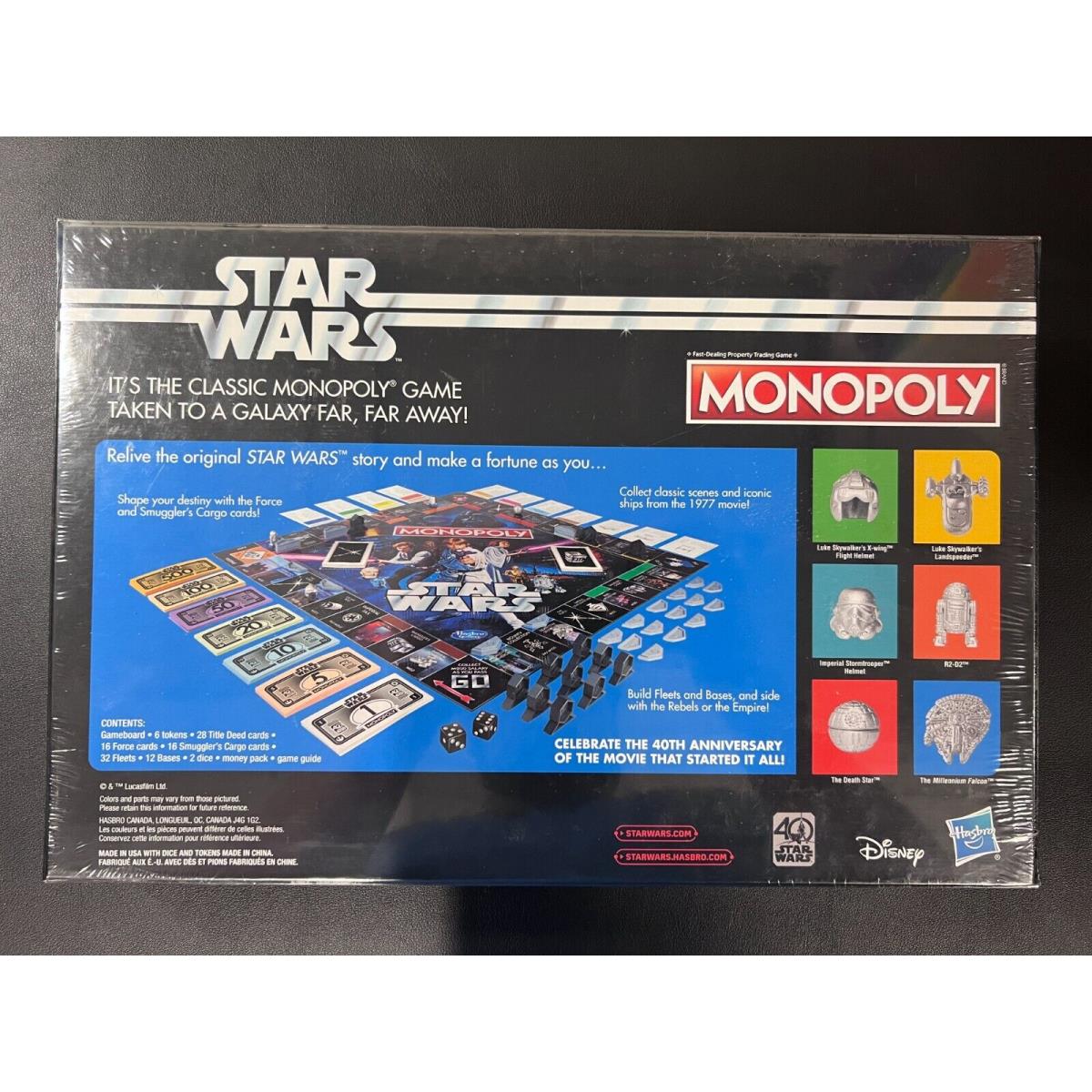 Habsro Monopoly Star Wars 40th Anniversary Special Edition