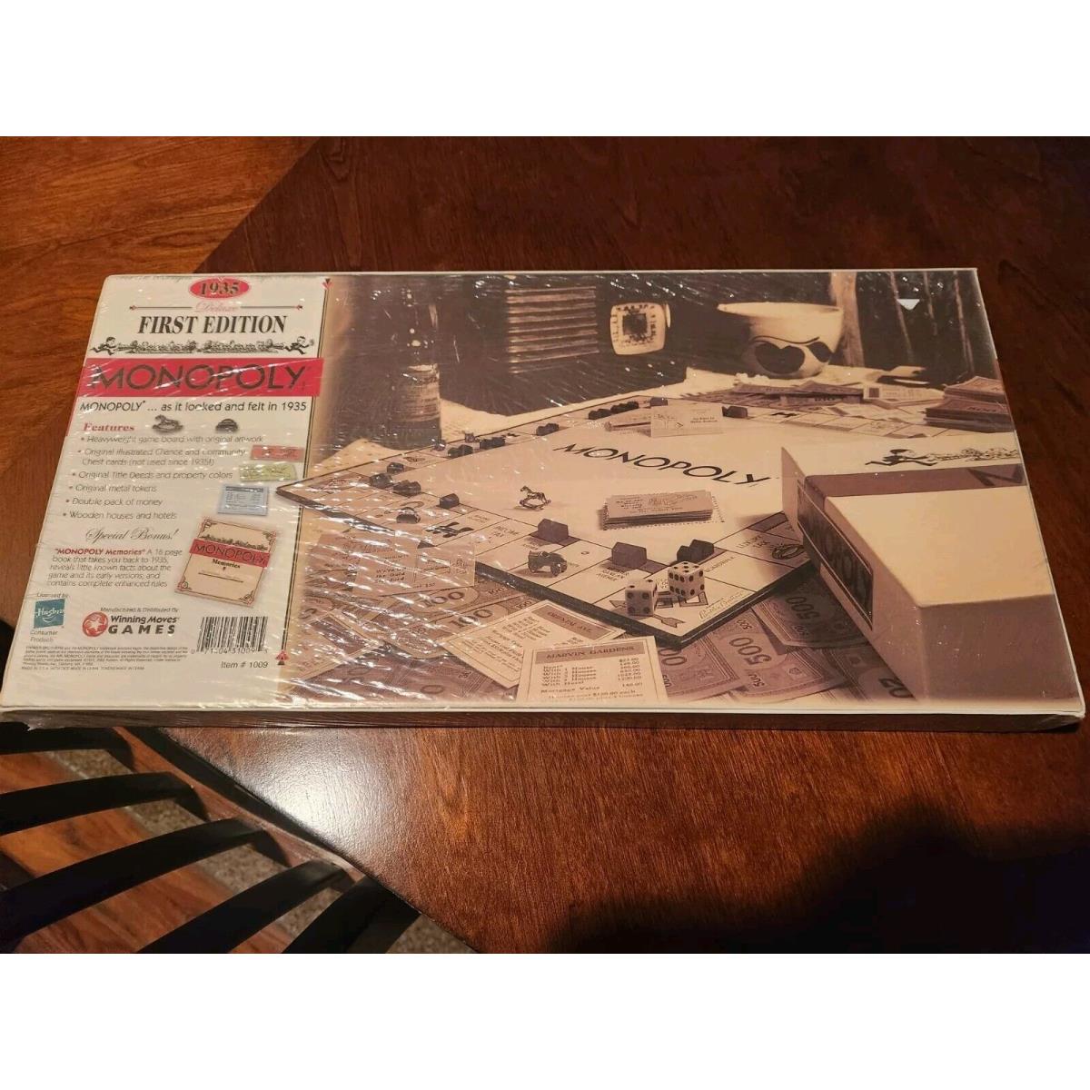 Monopoly 1935 Deluxe First Edition Reproduction Board Game