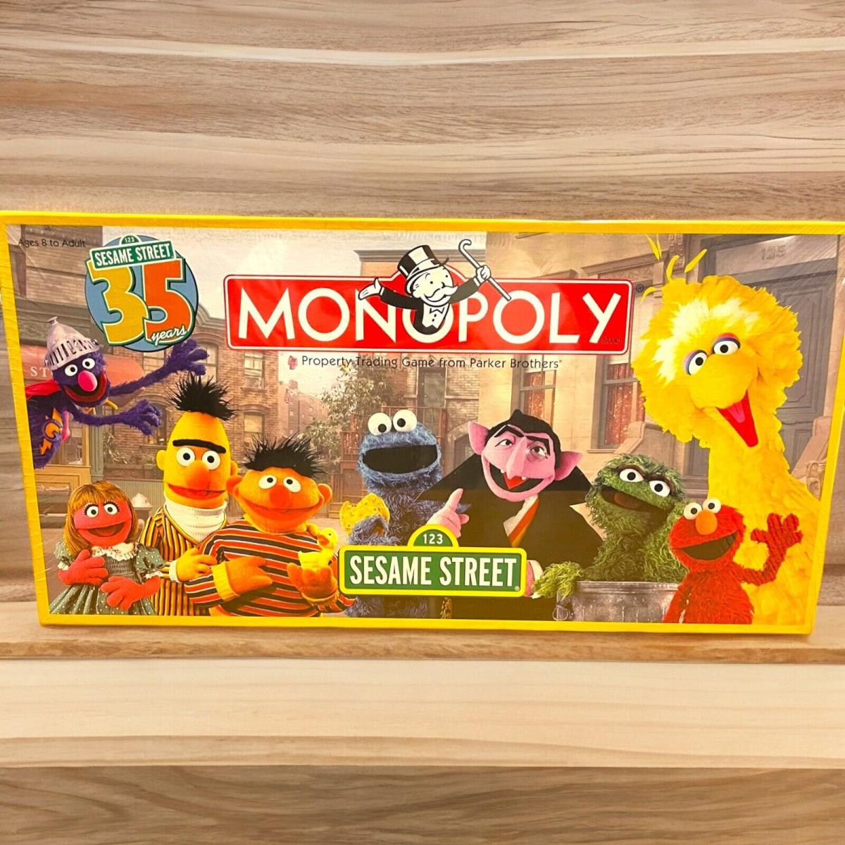 Monopoly Sesame Street 35th Anniversary Collector Edition Hasbro Usaopoly