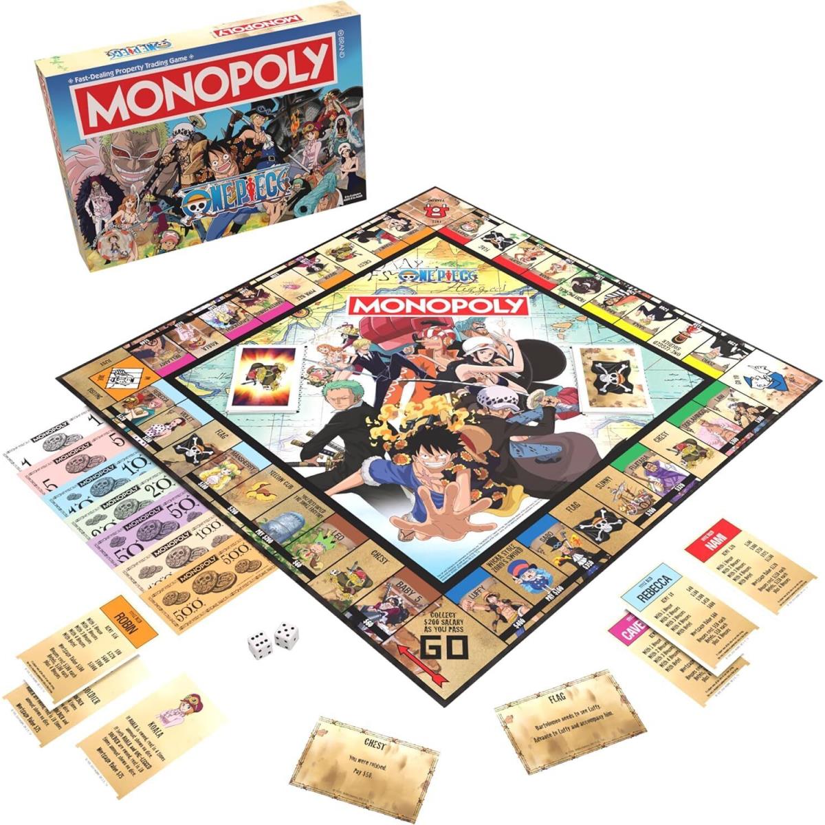 Monopoly One Piece Edition Board Game Collectible Toy Gift
