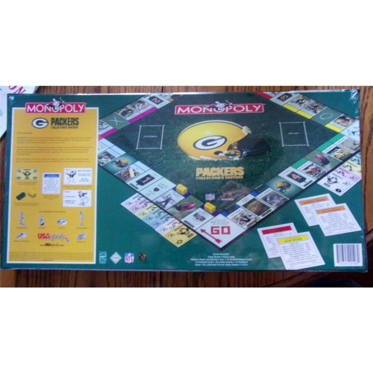 Monopoly Green Bay Packers Wisconsin Collector`s Edition Game 2003