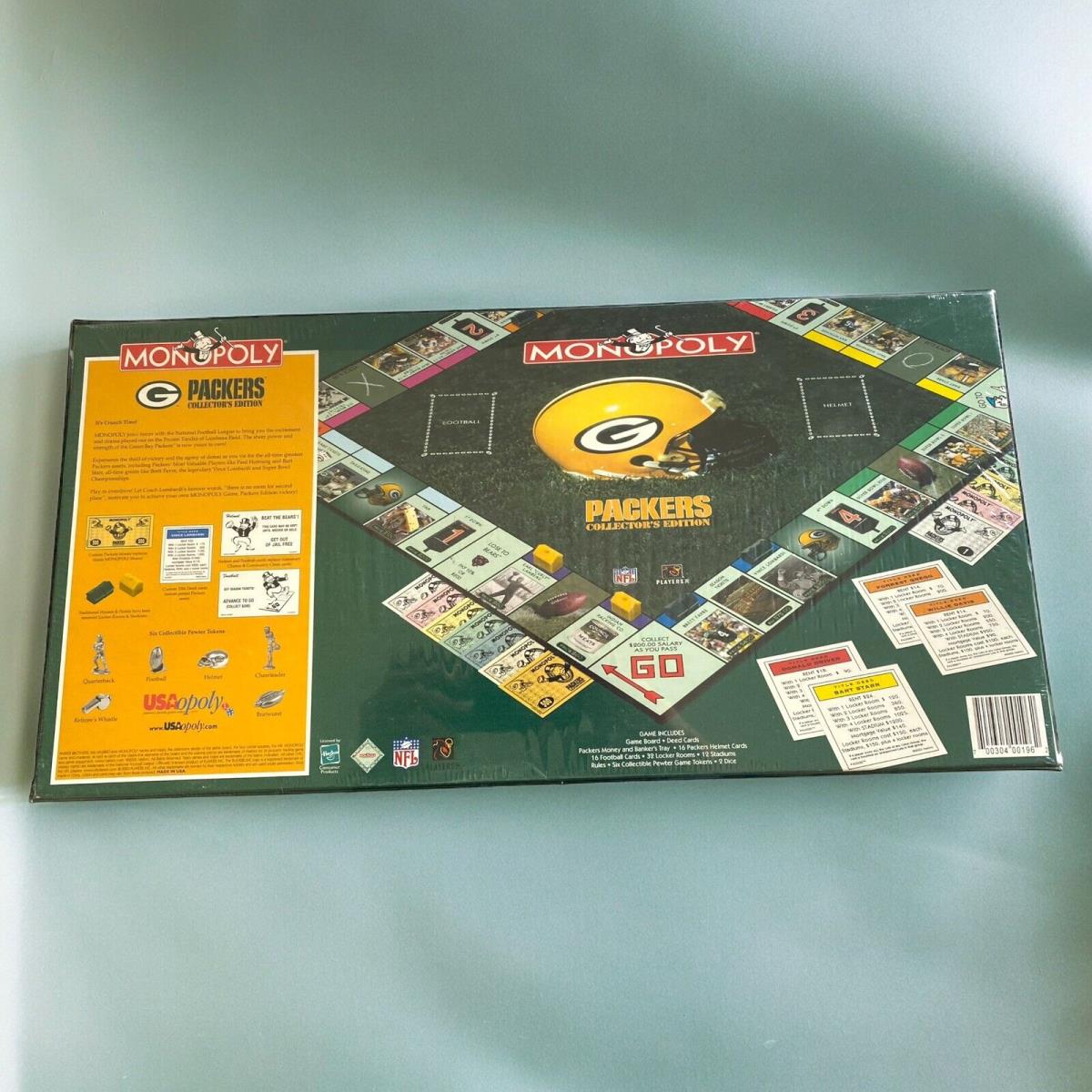 Monopoly Green Bay Packers Collector`s Edition Board Game 2003
