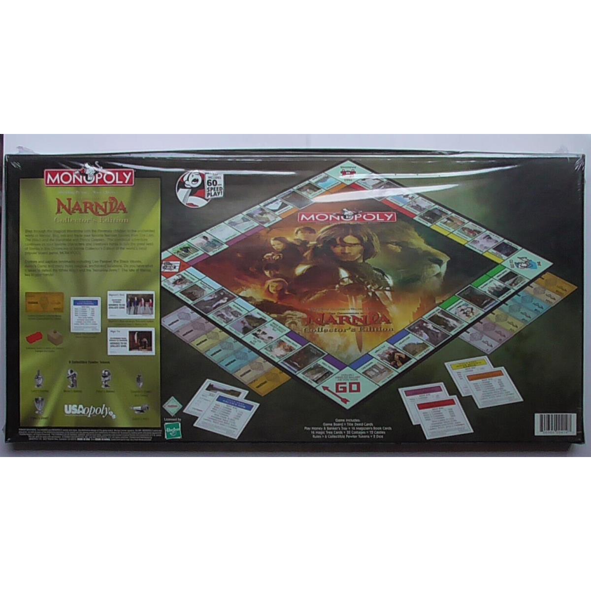 Monopoly Disney The Chronicles of Narnia 2008 Collector`s Edition