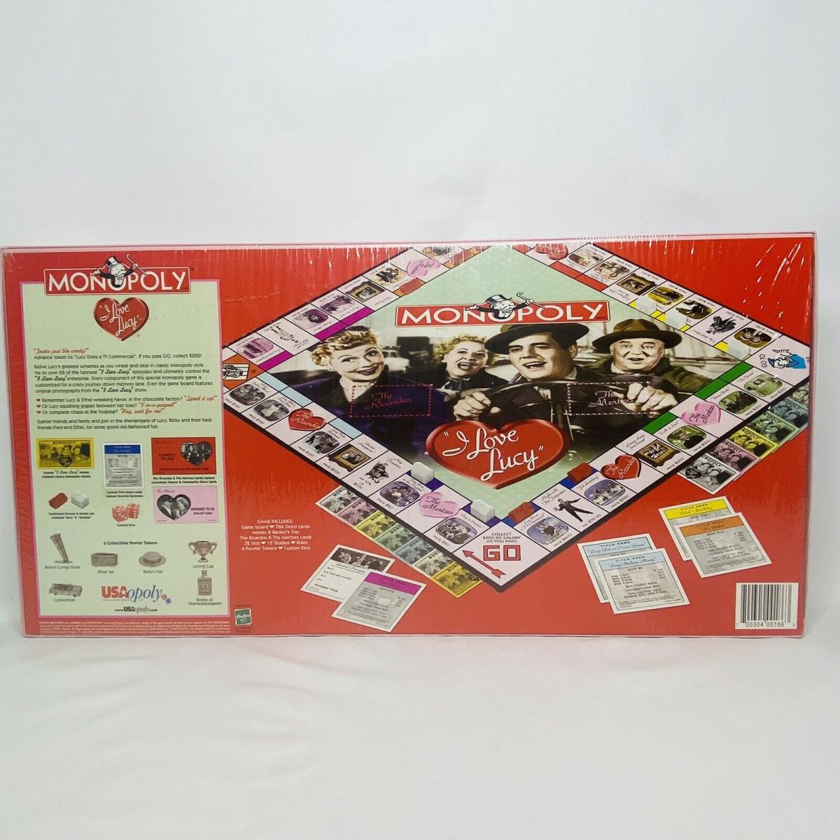 I Love Lucy Monopoly Game 50th Anniversary Collector s Edition Rare