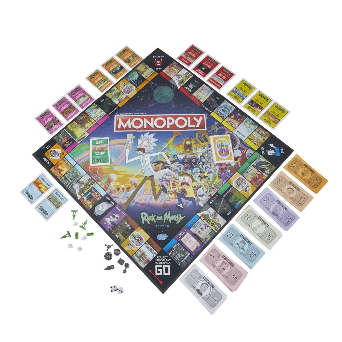 Hasbro Gaming : Rick and Morty Edition Board Game Cartoon Network Game For