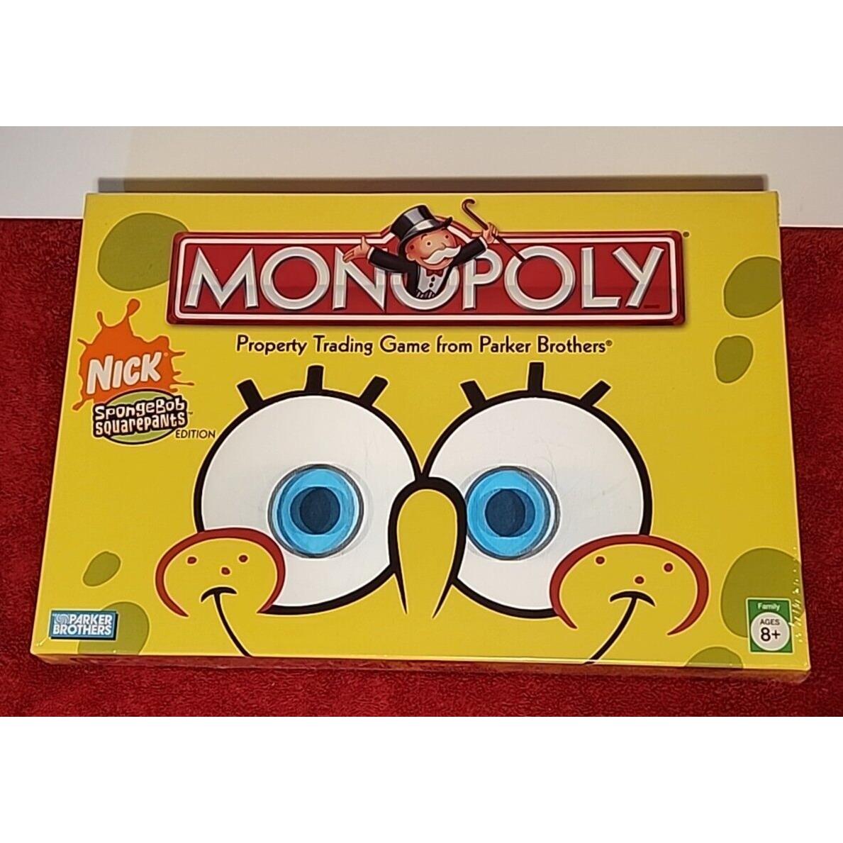 2005 Monopoly Nickelodeon Spongebob Square Pants Edition Lenticular Eyes