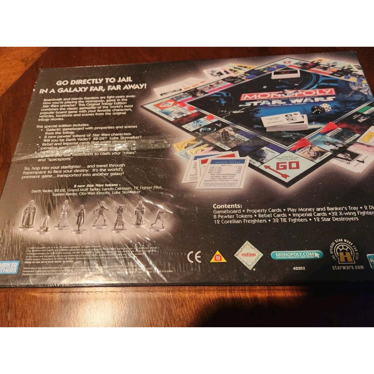 2004 Monopoly Star Wars The Trilogy Collection Edition