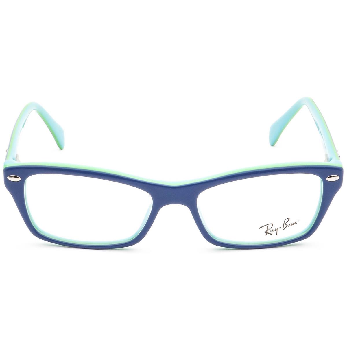 Ray-ban Small Eyeglasses RB 1550 3657 Junior Blue Rectangular Frame 48 15 130 - Frame: Blue