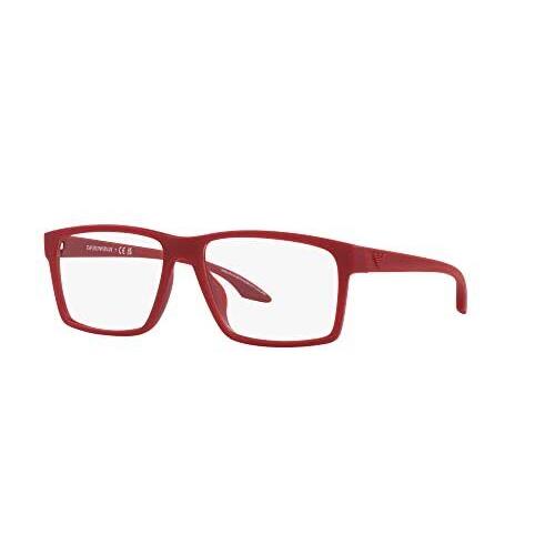 Emporio Armani EA3210U-5067-57 Red Eyeglasses