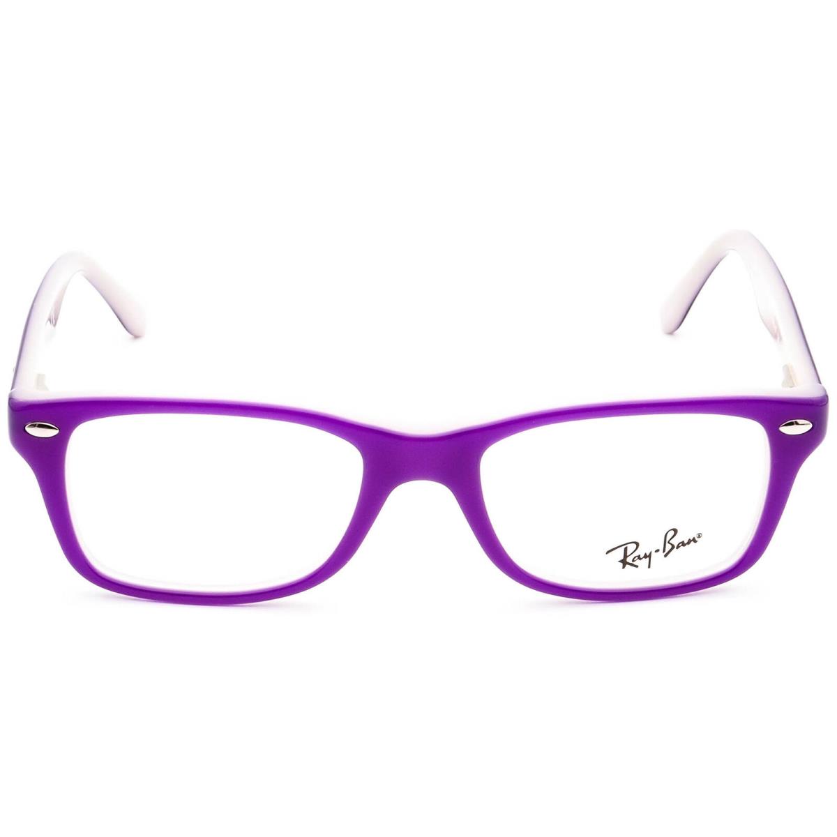 Ray-ban Kids` Eyeglasses RB 1531 3591 Purple on White Square Frame 46 16 125