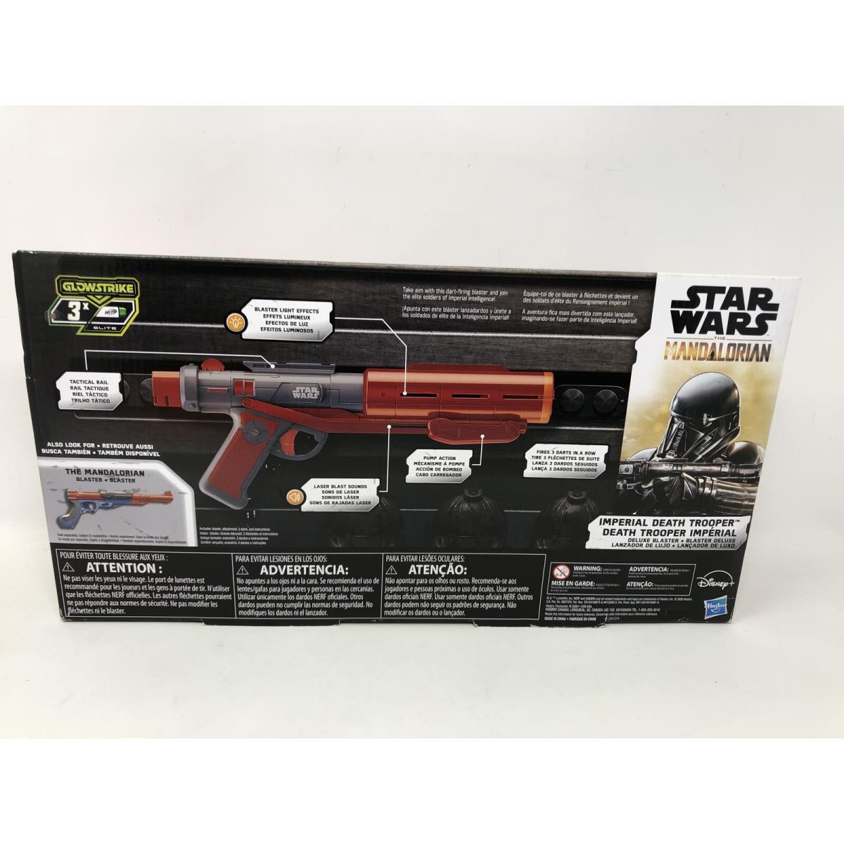 Nerf Star Wars Imperial Death Trooper Deluxe Dart Blaster The Mandalorian Blas