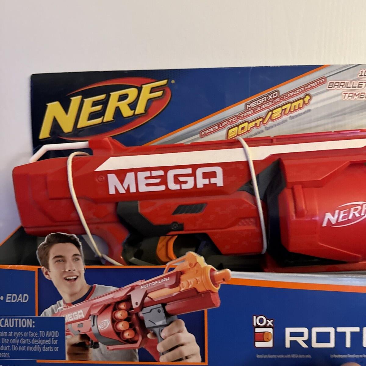 Nerf N-strike Mega Rotofury Blaster 90ft