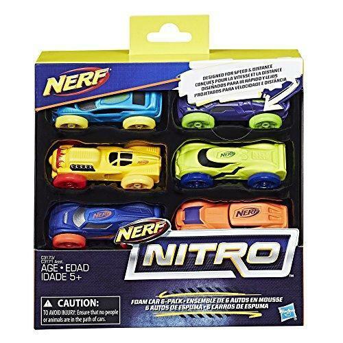 Nerf Nitro Foam Car 6-Pack Set 2