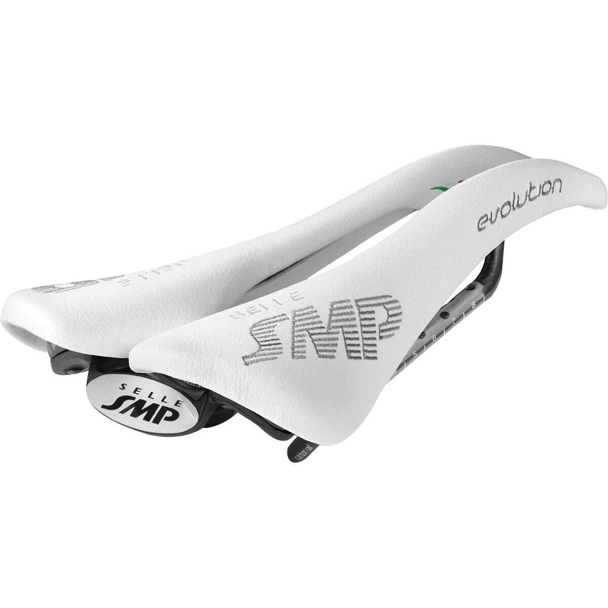 Selle Smp Evolution Carbon Rail Saddle White 129mm