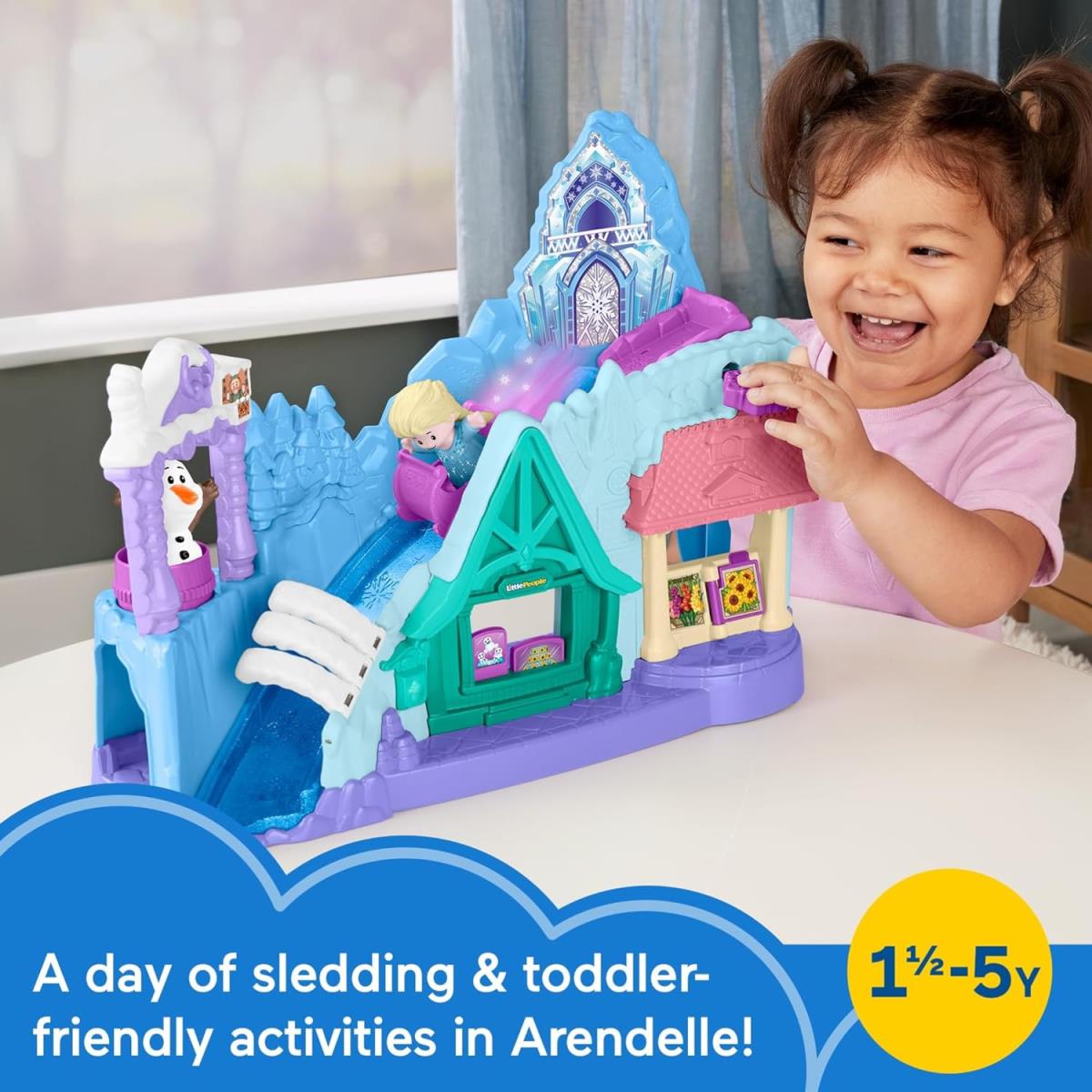 Little People Disney Frozen Arendelle Sledding Adventures Playset Toy Gift