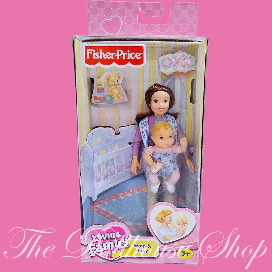 Fisher-price Loving Family Dollhouse Mom Baby Girl Doll Set People