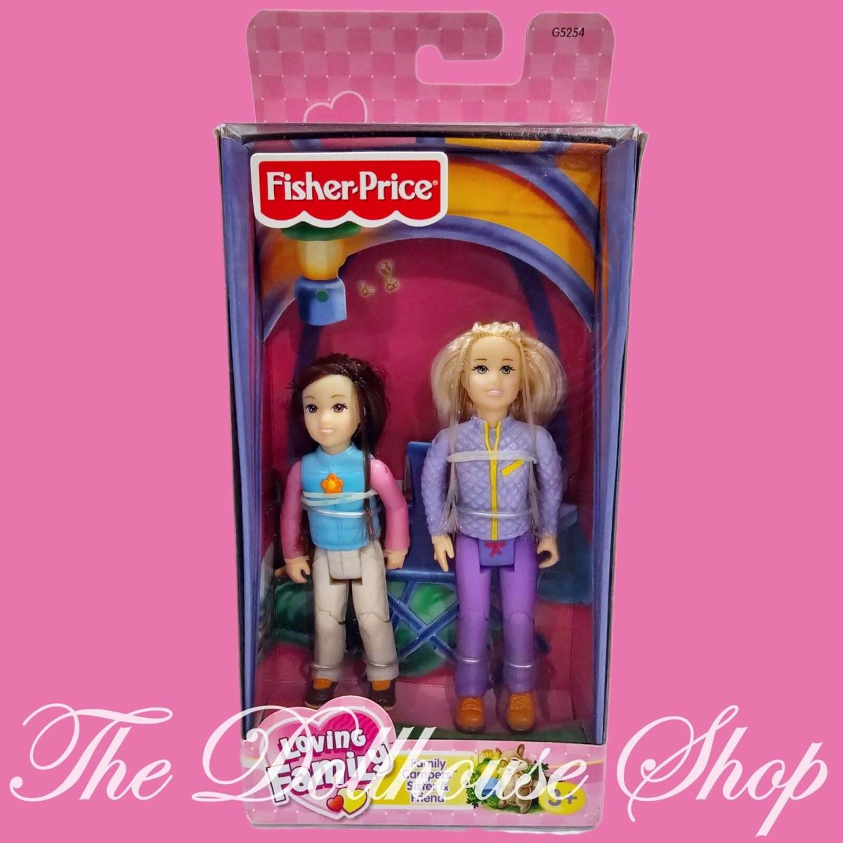 Fisher Price Loving Family Dollhouse Campers Sister Friend Girls Doll Figures