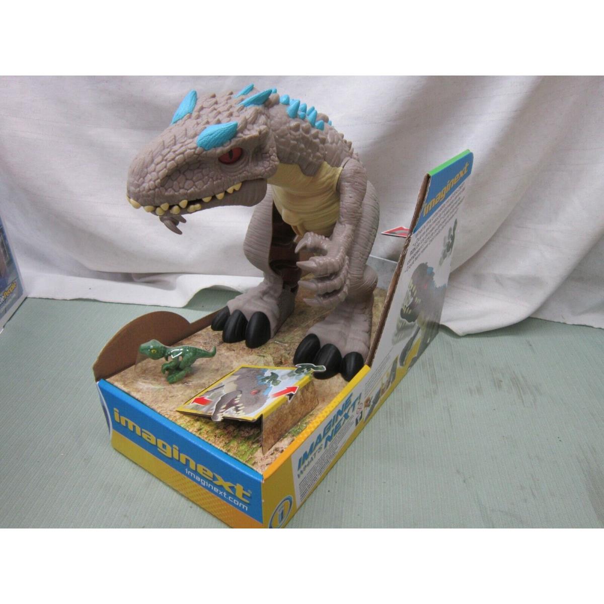Fisher Price Imaginext Jurassic World Dinosaur Thrashing Indominous Rex Toy
